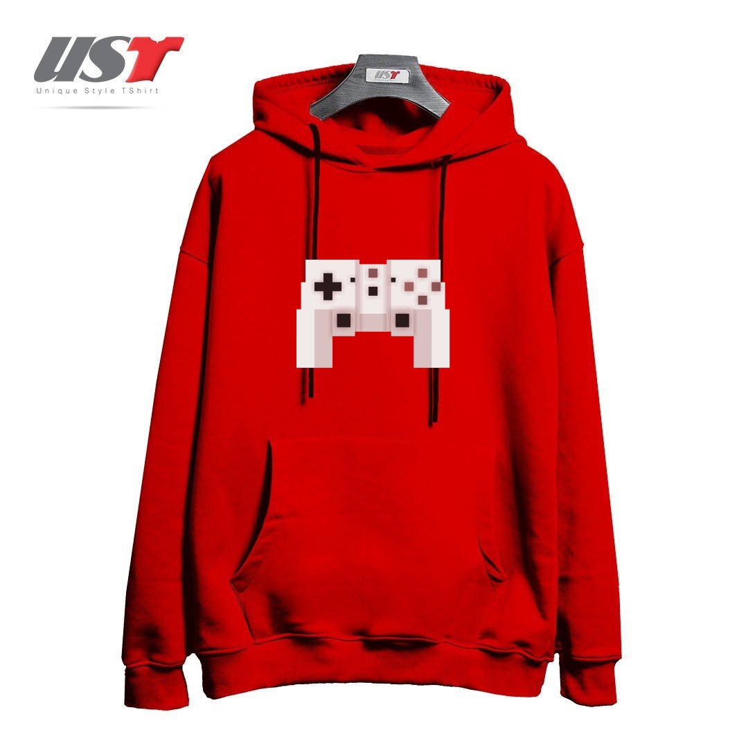 هودی اورسایز طرح PIXEL ART GAME CONTROLLER
