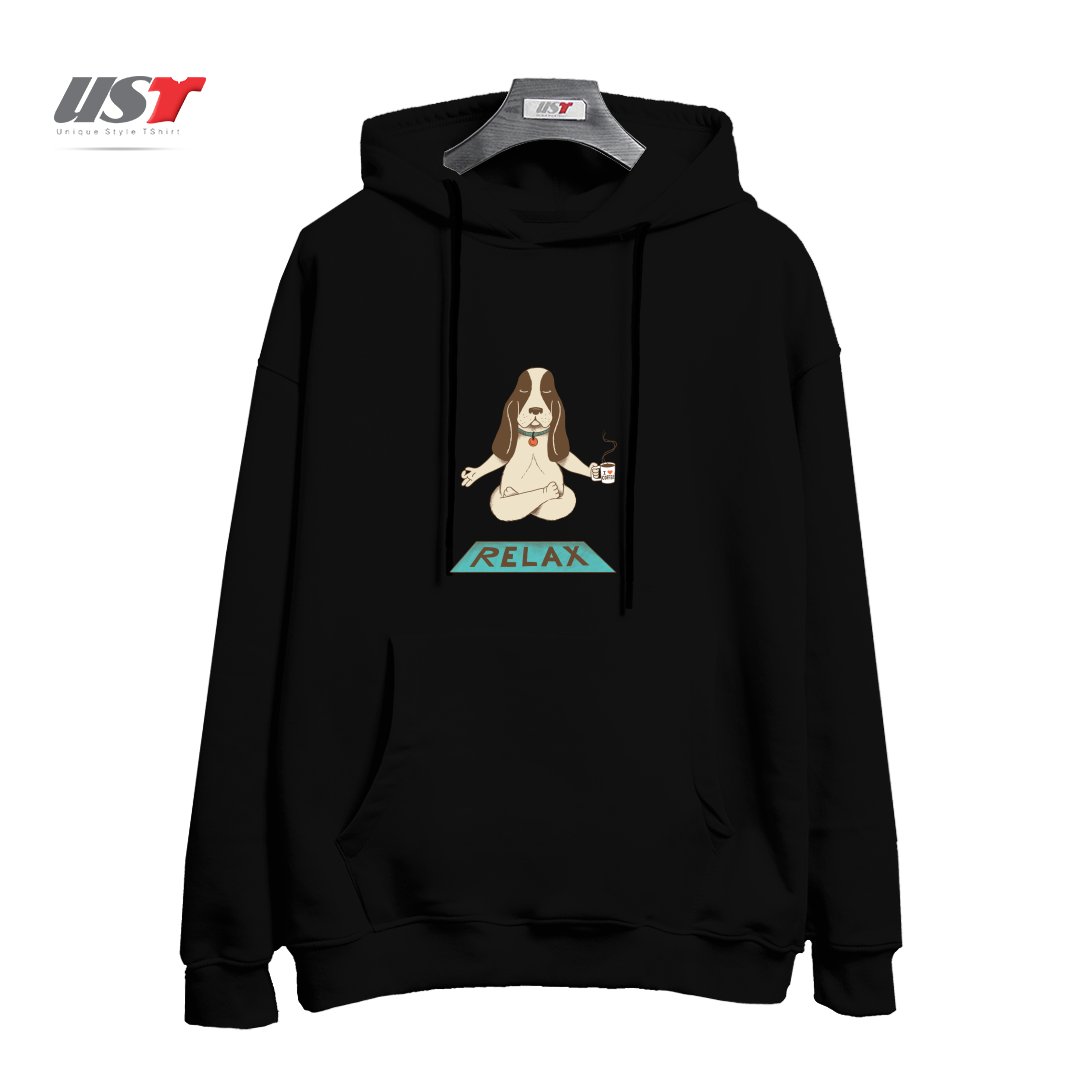 هودی اورسایز طرح DOG