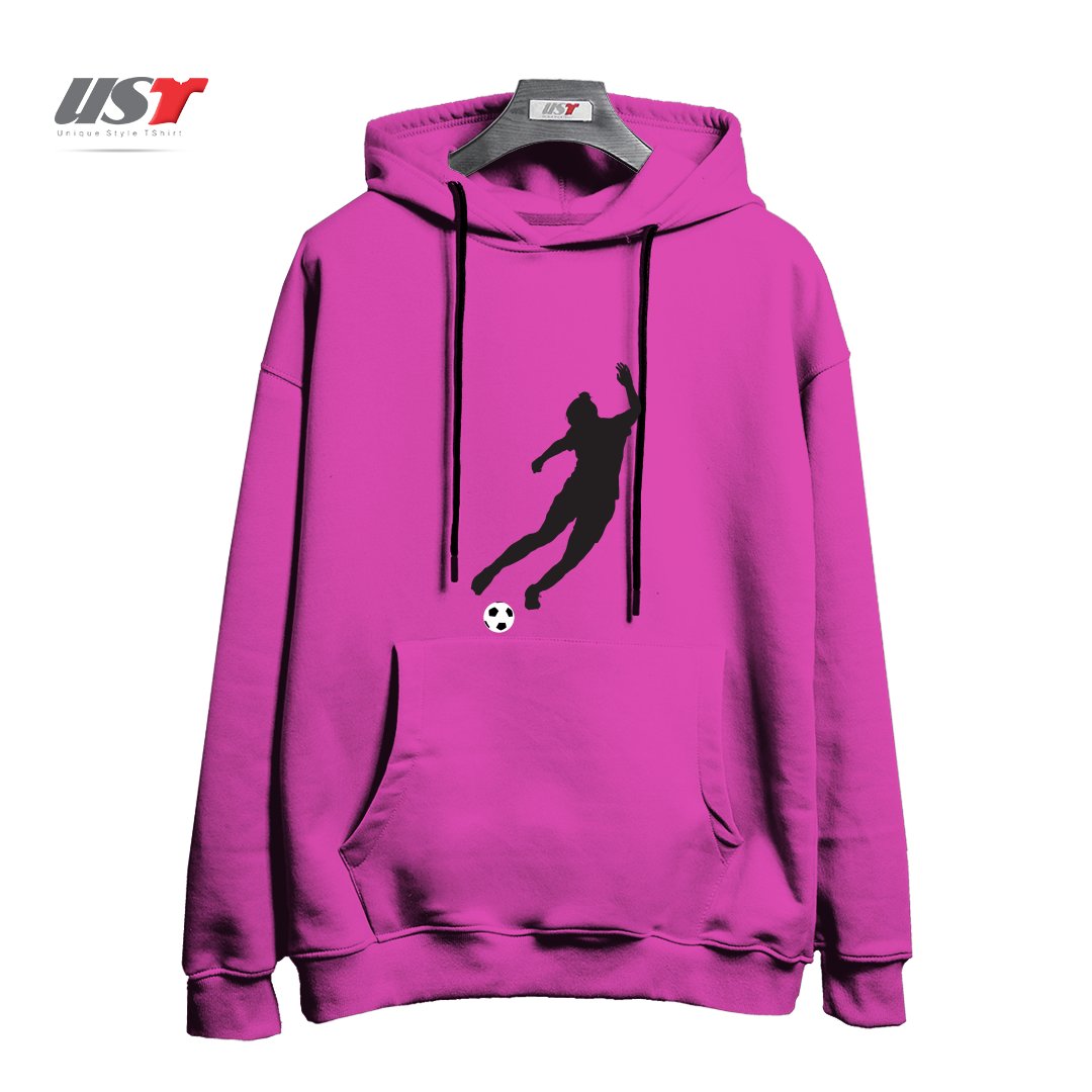 هودی اورسایز طرح WHAT A KICKER