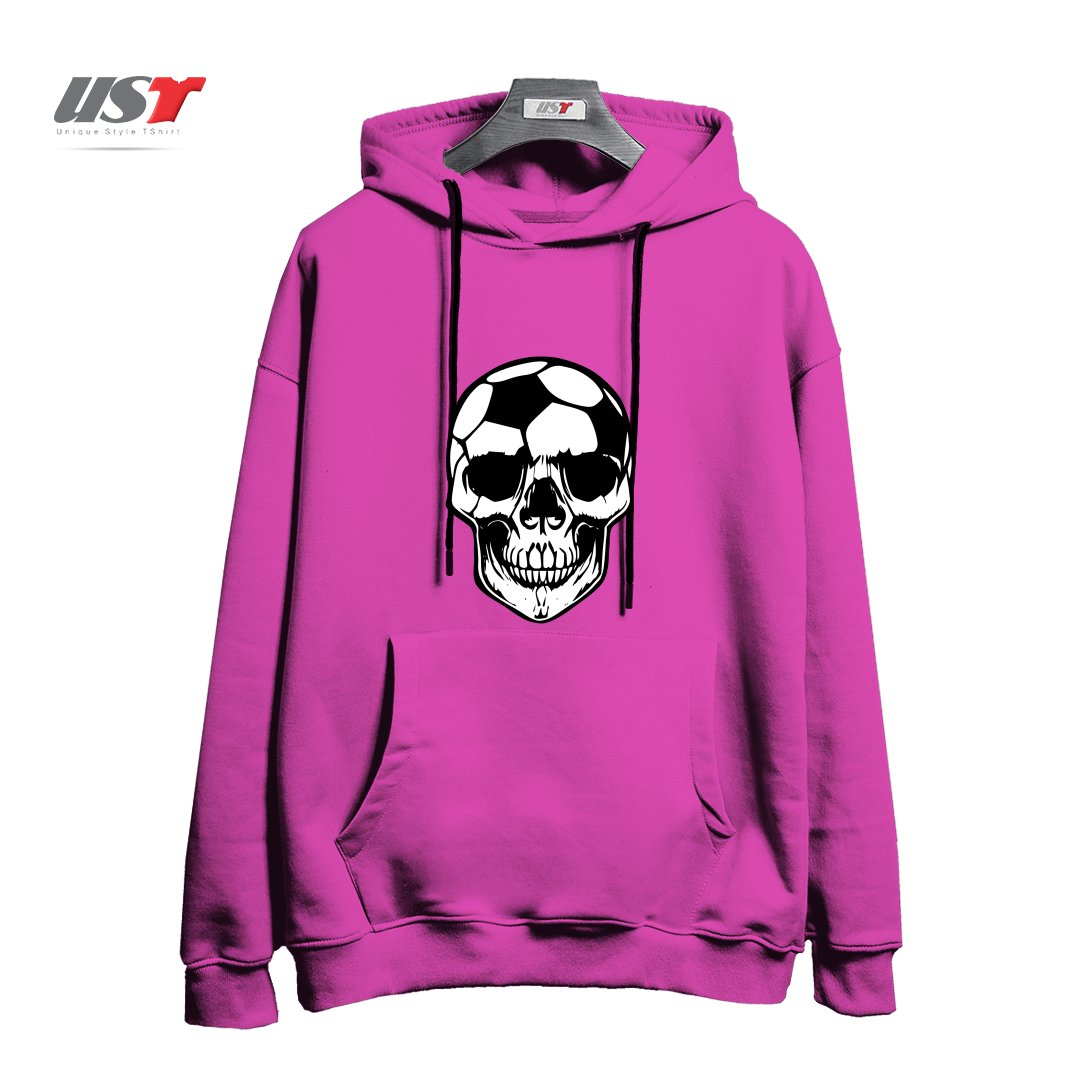 هودی اورسایز طرح SOCCER SKULL
