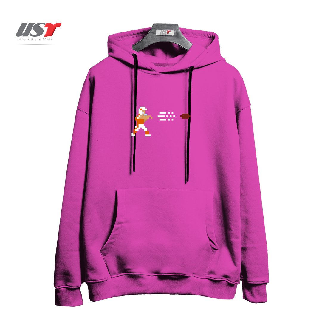 هودی اورسایز طرح RETRO BOWL QB THROW