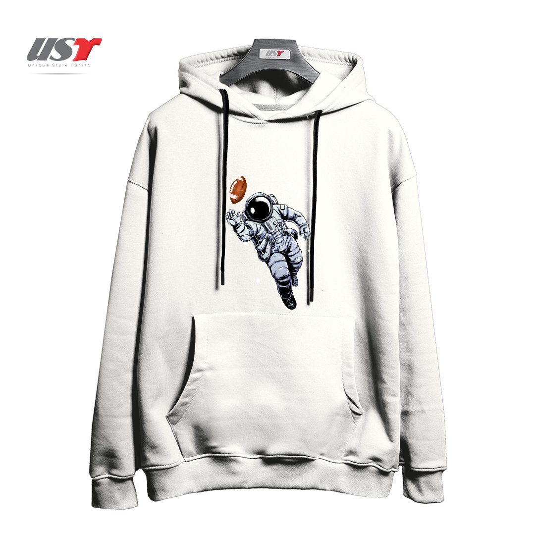 طرح PLANET FOOTBALL هودی اورسایزرنگ سفید