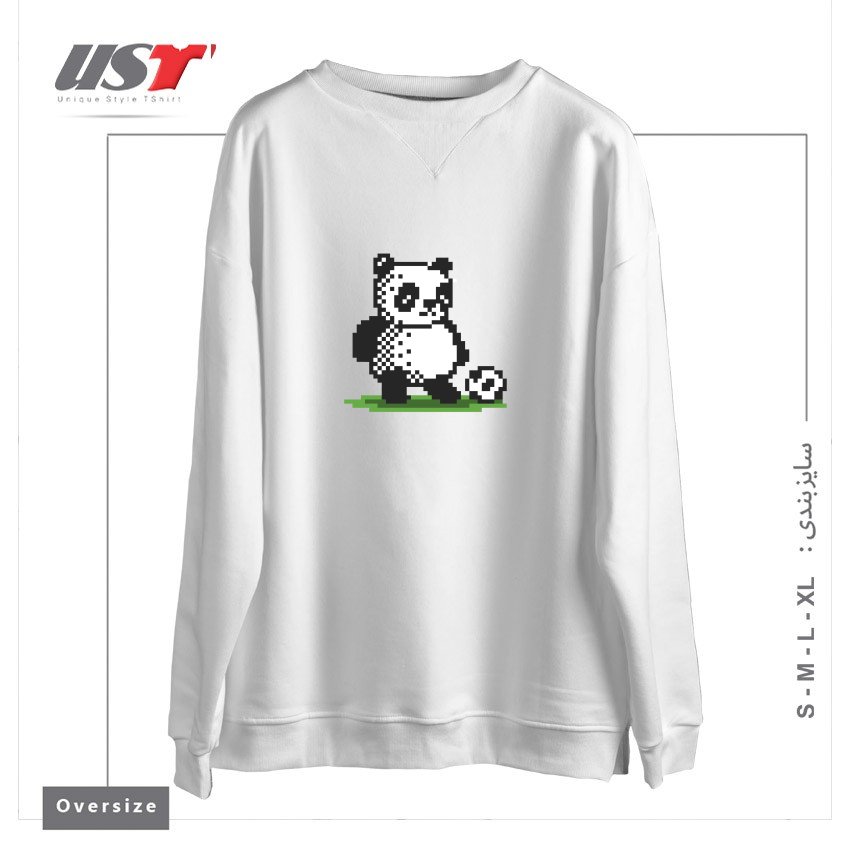 سوییشرت اورسایز طرح RETRO ROBERTO FIRMINO