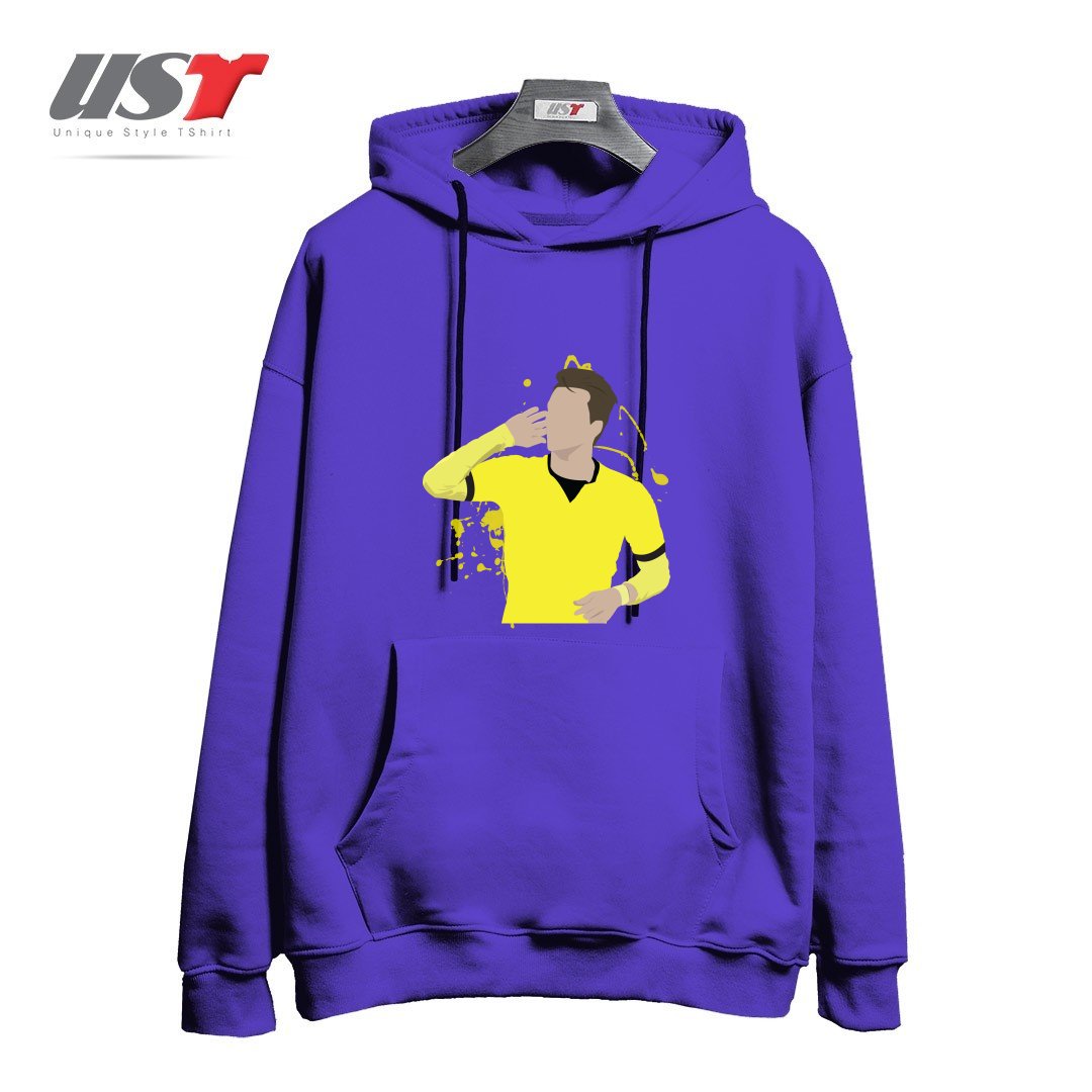 طرح MARCO REUS هودی اورسایزرنگ بنفش