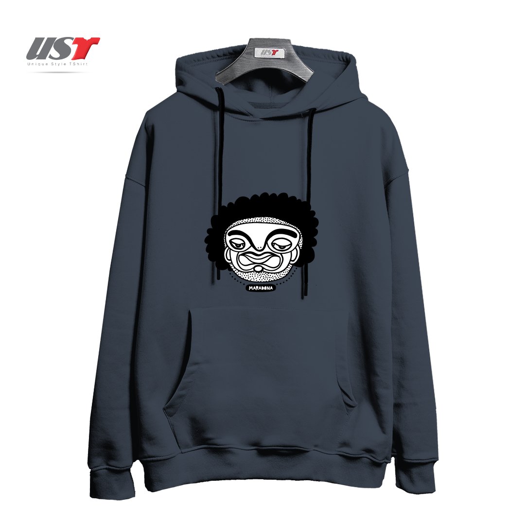 طرح MARADONA هودی اورسایزرنگ دودی
