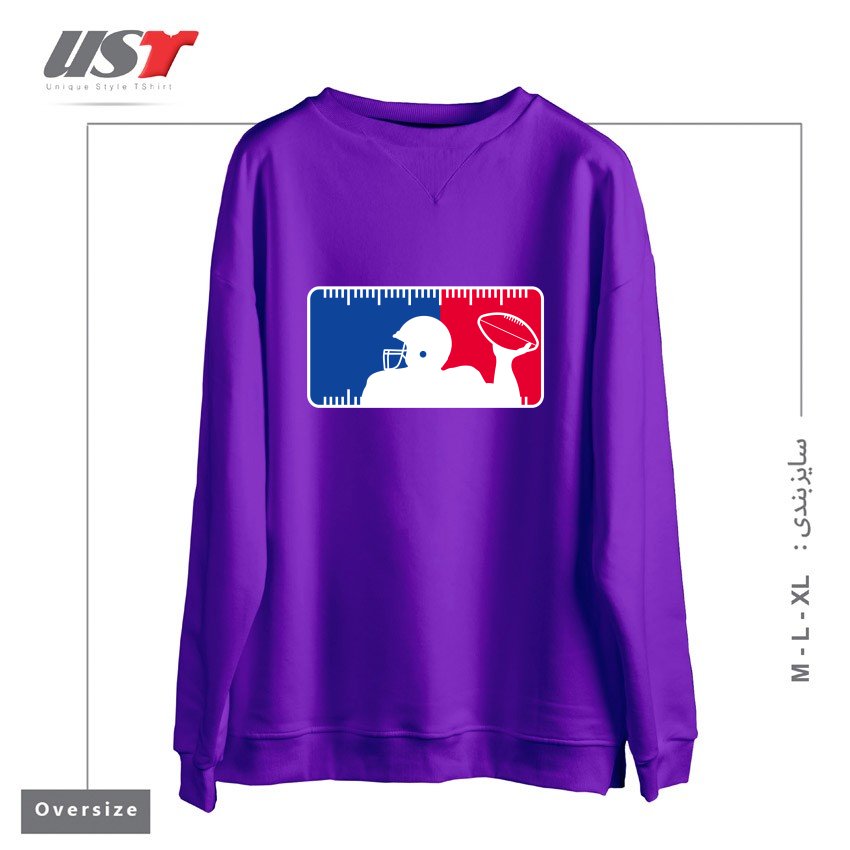 سوییشرت اورسایز طرح MAJOR LEAGUE FOOTBALL