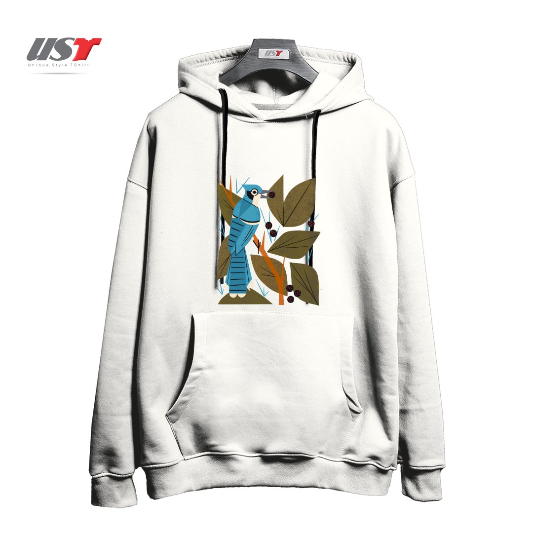 طرح BLUE JAY AND BERRIES