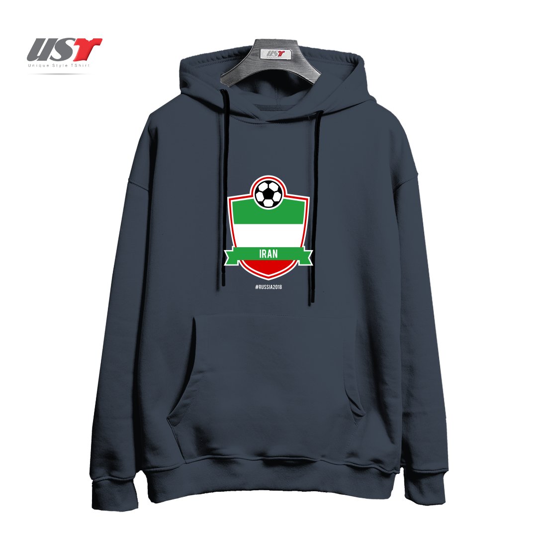 طرح IRAN TEAM - WORLD CUP - RUSSIA 2018 هودی اورسایزرنگ دودی