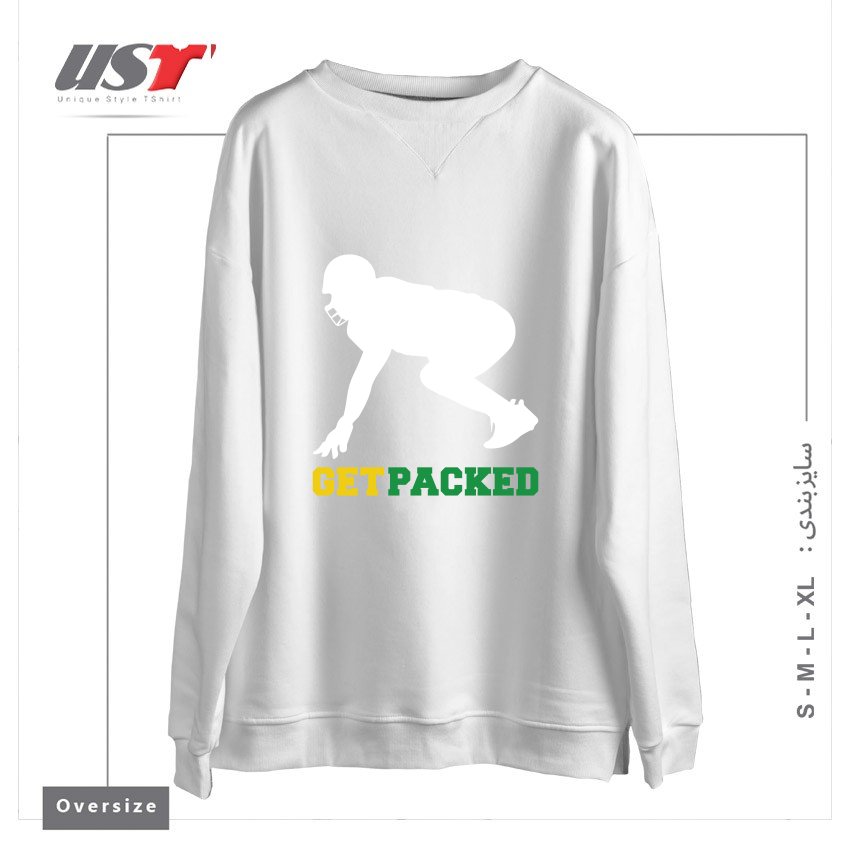 سوییشرت اورسایز طرح GET PACKED
