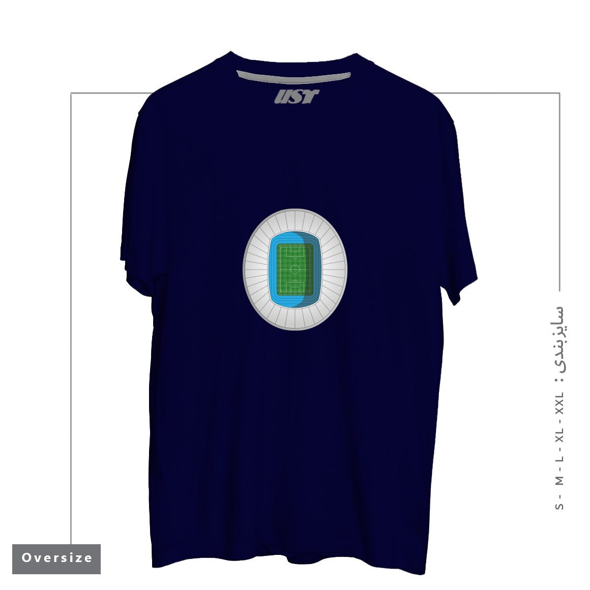 تیشرت اورسایز طرح FOOTBALL STADIUM