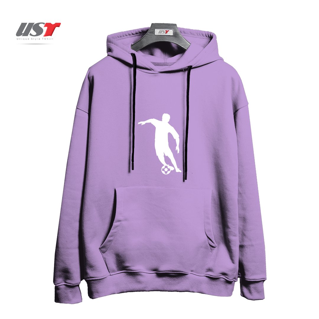 طرح FOOTBALL FAN PLAYER هودی اورسایزرنگ یاسی
