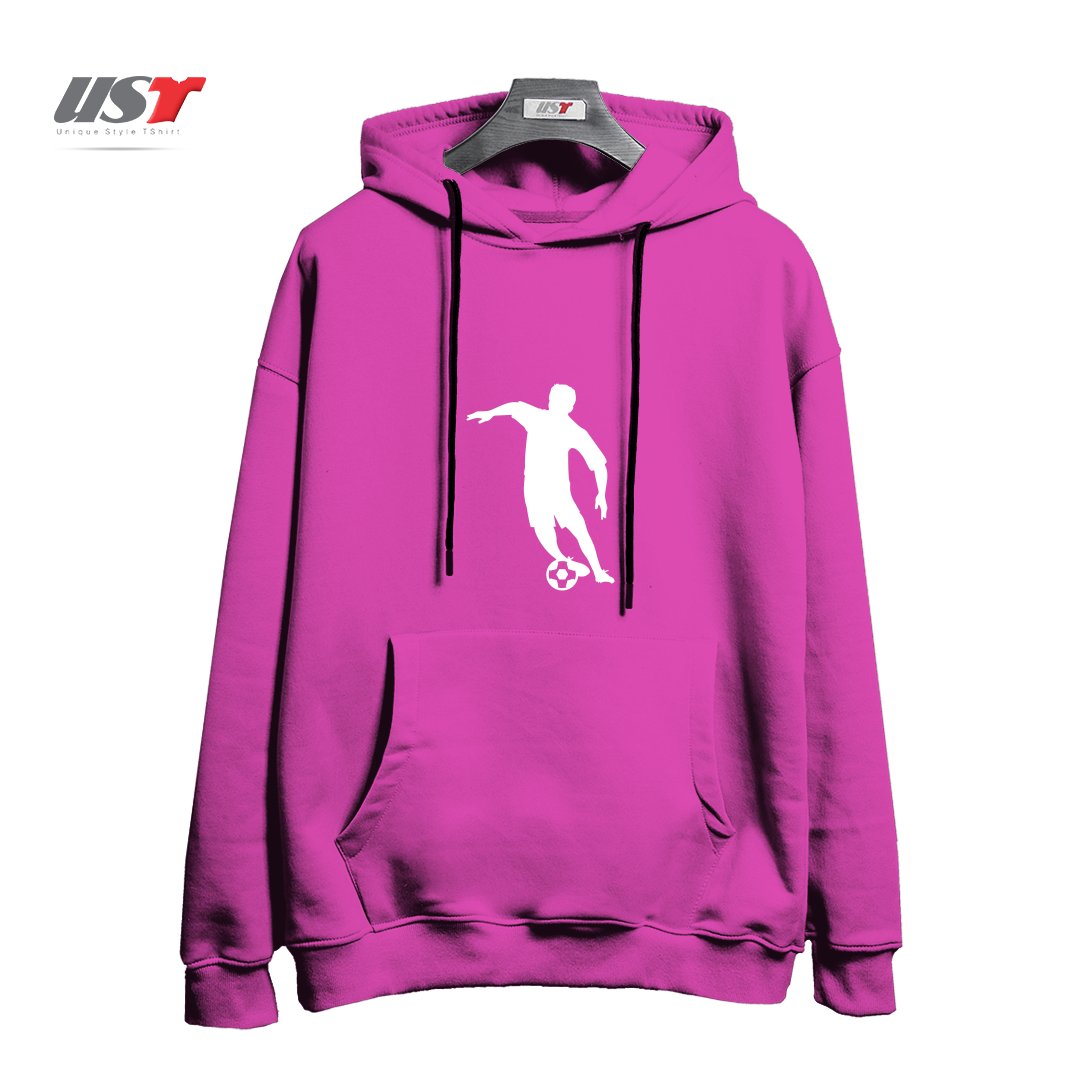 هودی اورسایز طرح FOOTBALL FAN PLAYER