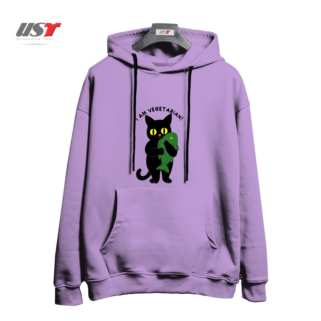 هودی اورسایز طرح VEGETARIAN