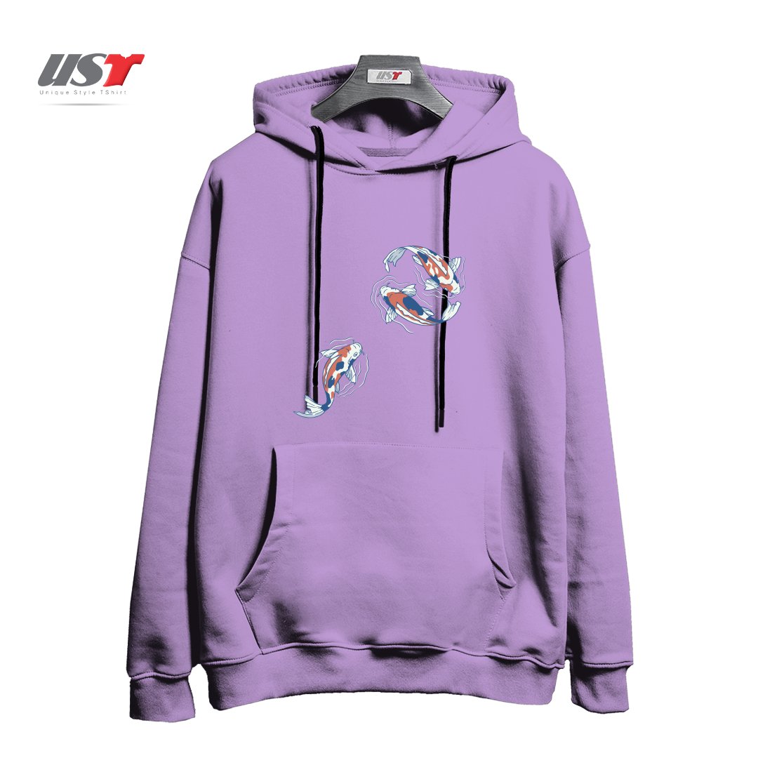 طرح KOI LAKE TRADITIONAL JAPANESE BY TOBE FONSECA هودی اورسایزرنگ یاسی