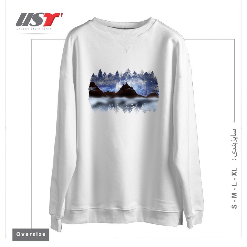 سوییشرت اورسایز طرح THE FISHERMAN1