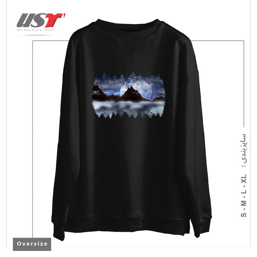 سوییشرت اورسایز طرح THE FISHERMAN1