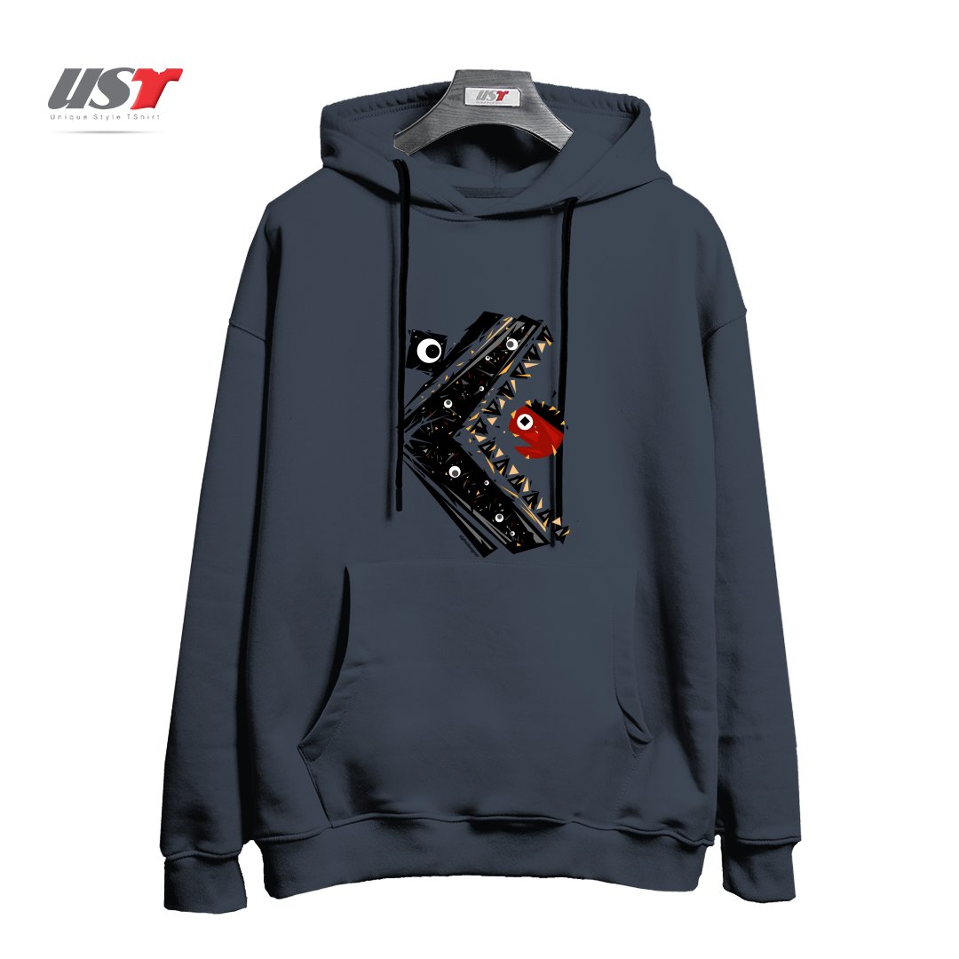 طرح ALL SEEING MONSTER هودی اورسایزرنگ دودی