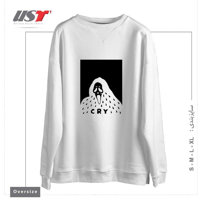 سوییشرت اورسایز طرح CRY