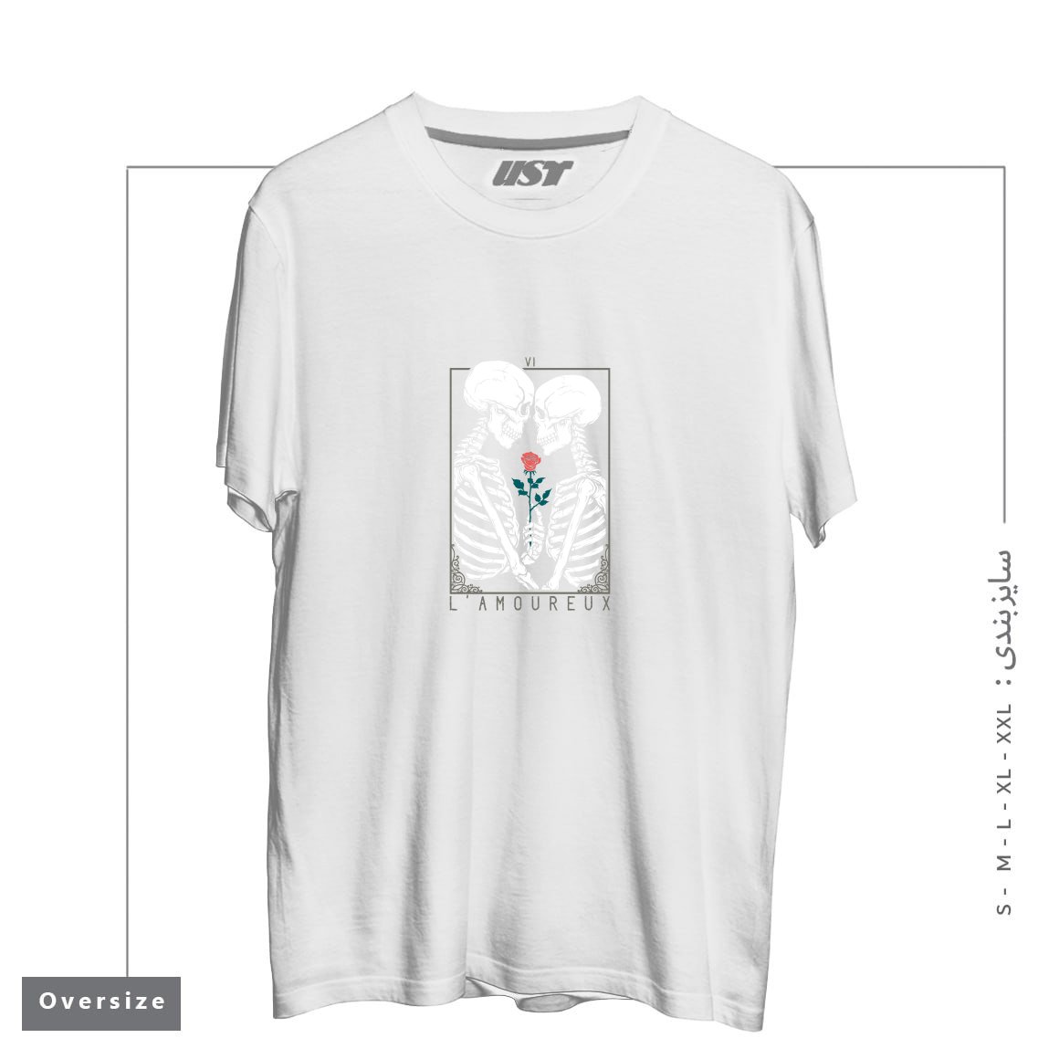 تیشرت اورسایز طرح VI THE LOVERS