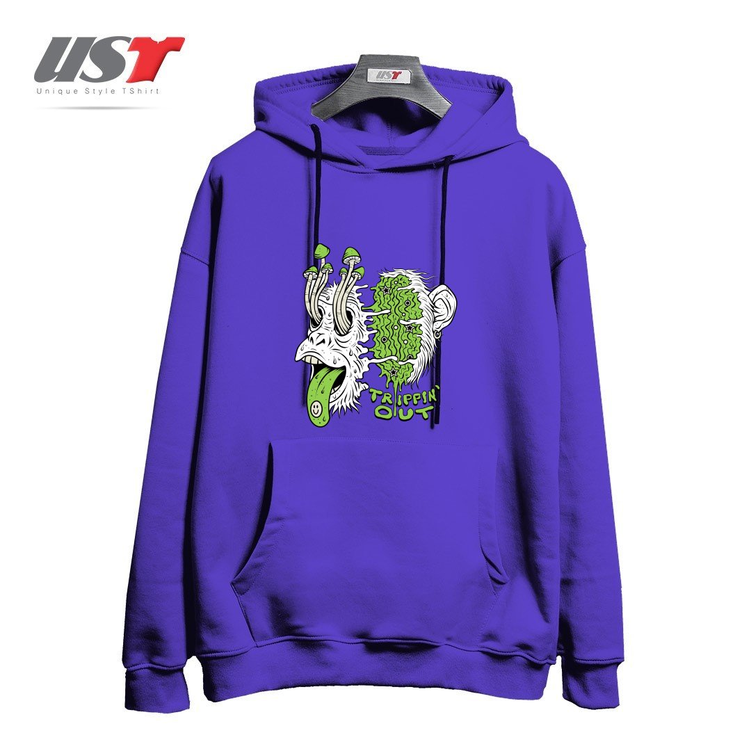 هودی اورسایز طرح TRIPPIN OUT