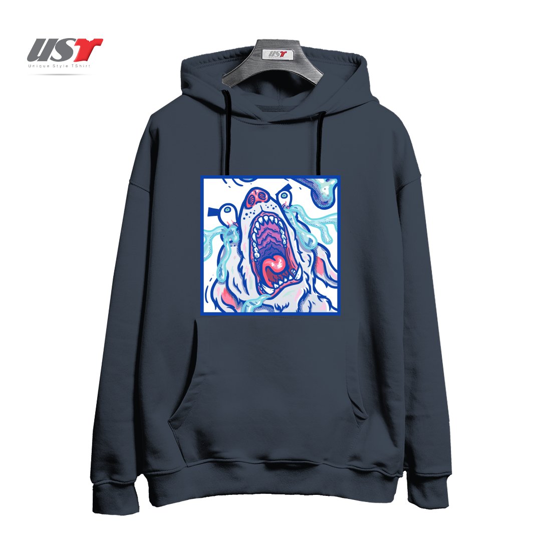 طرح DOGGY CUBE هودی اورسایزرنگ دودی