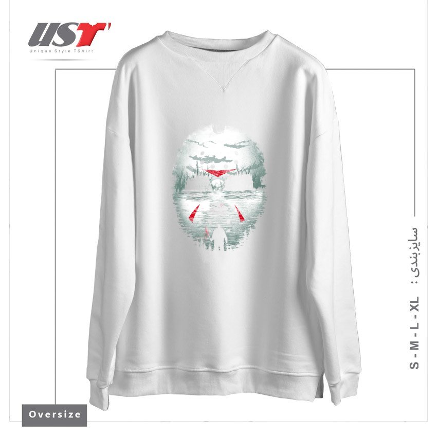 سوییشرت اورسایز طرح FRIDAY NIGHT TERROR