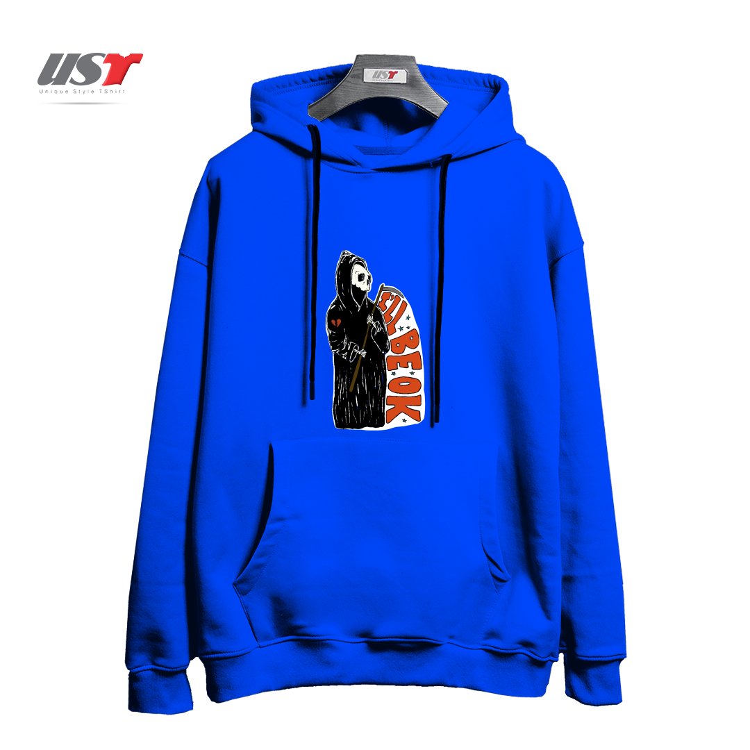 هودی اورسایز طرح GRIM REAPER HEARTBREAK