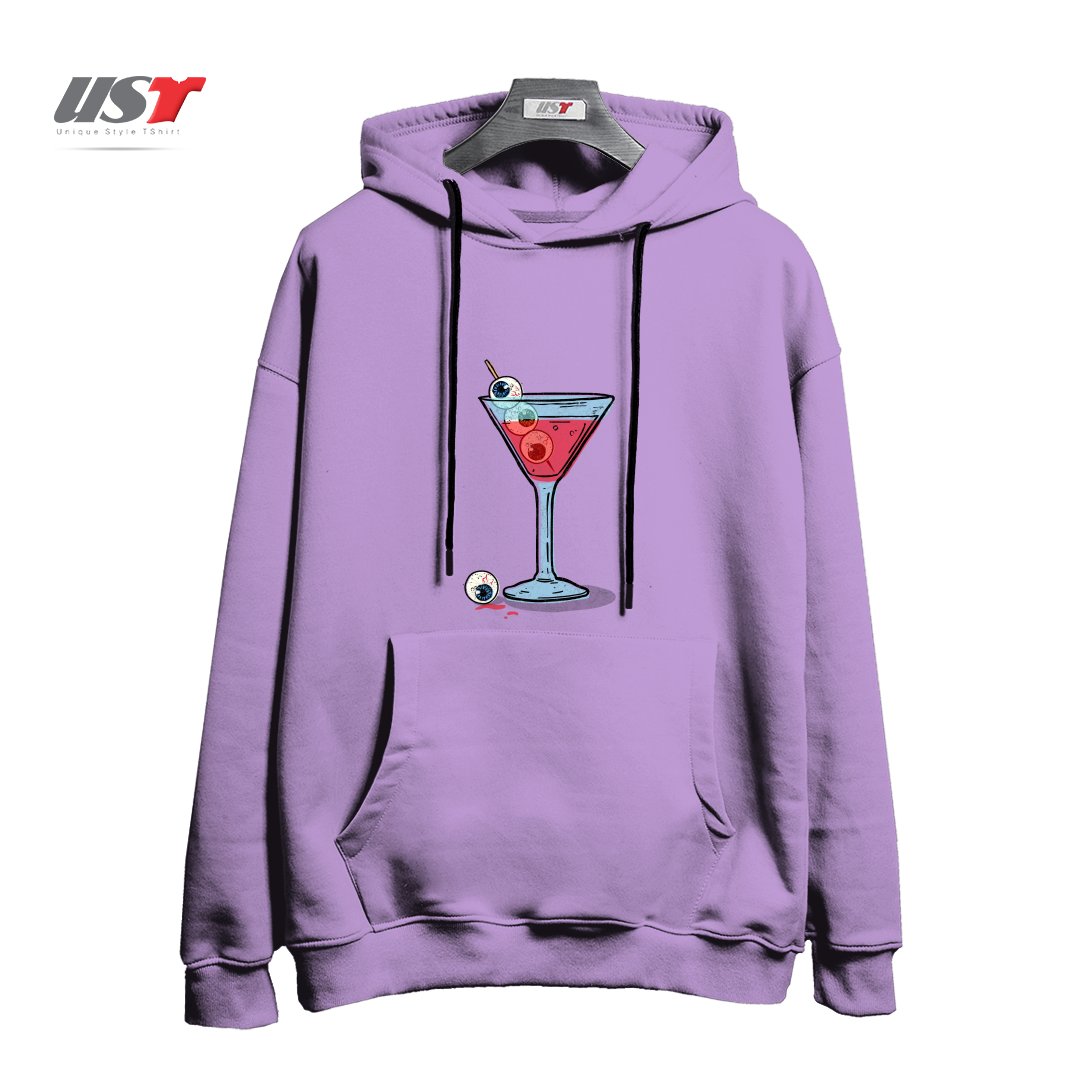 طرح HALLOWEEN MARTINI هودی اورسایزرنگ یاسی