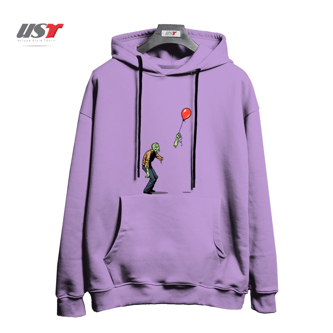 هودی اورسایز طرح HAPPINESS IS FLEETING