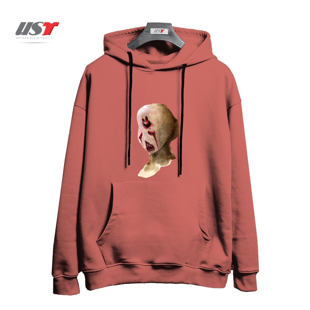 طرح HAPPY هودی اورسایزرنگ آجری