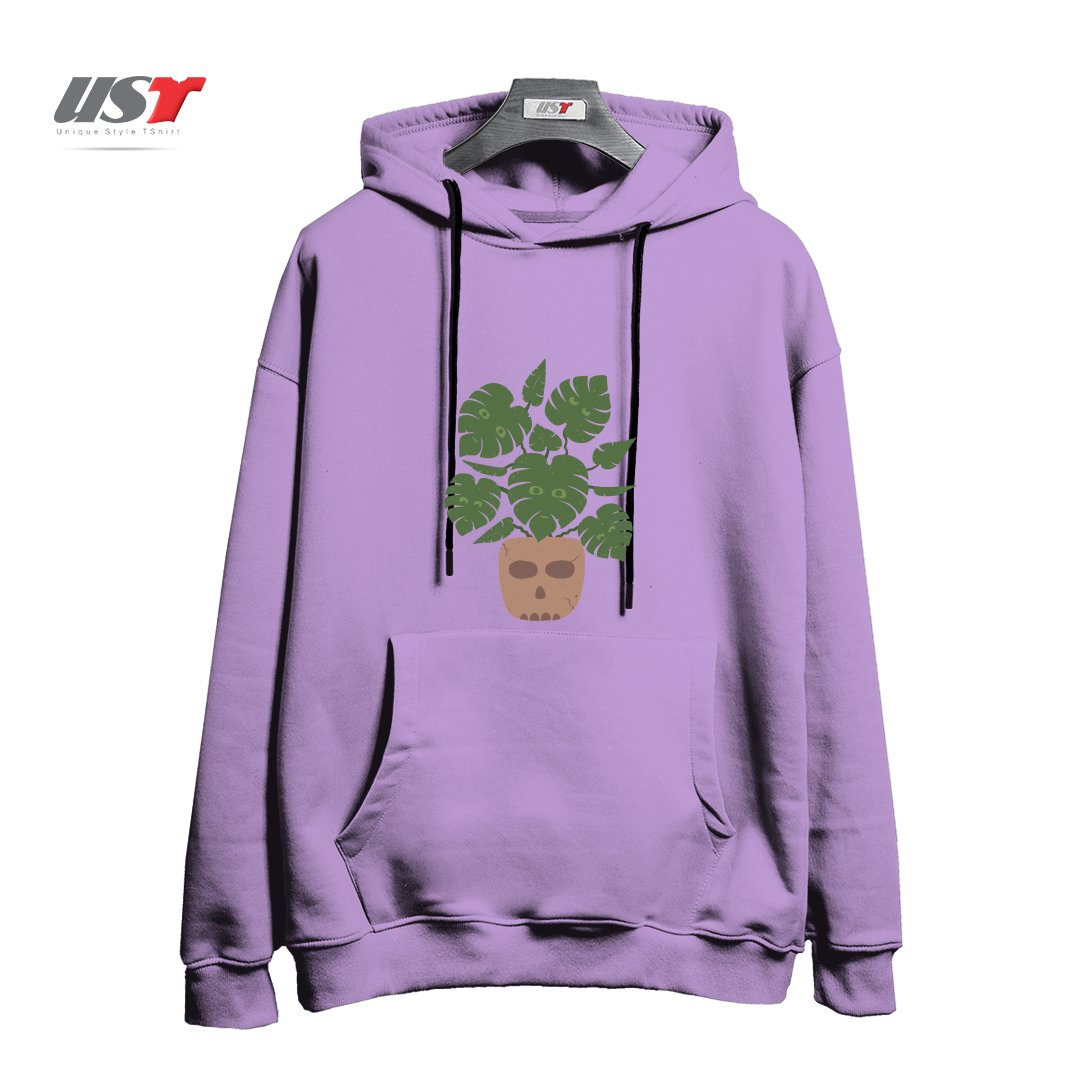 طرح MONSTERA هودی اورسایزرنگ یاسی