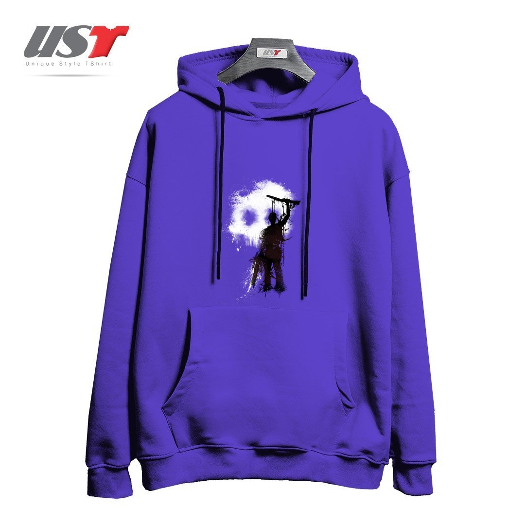 طرح MY RUDEBOY ASH هودی اورسایزرنگ بنفش