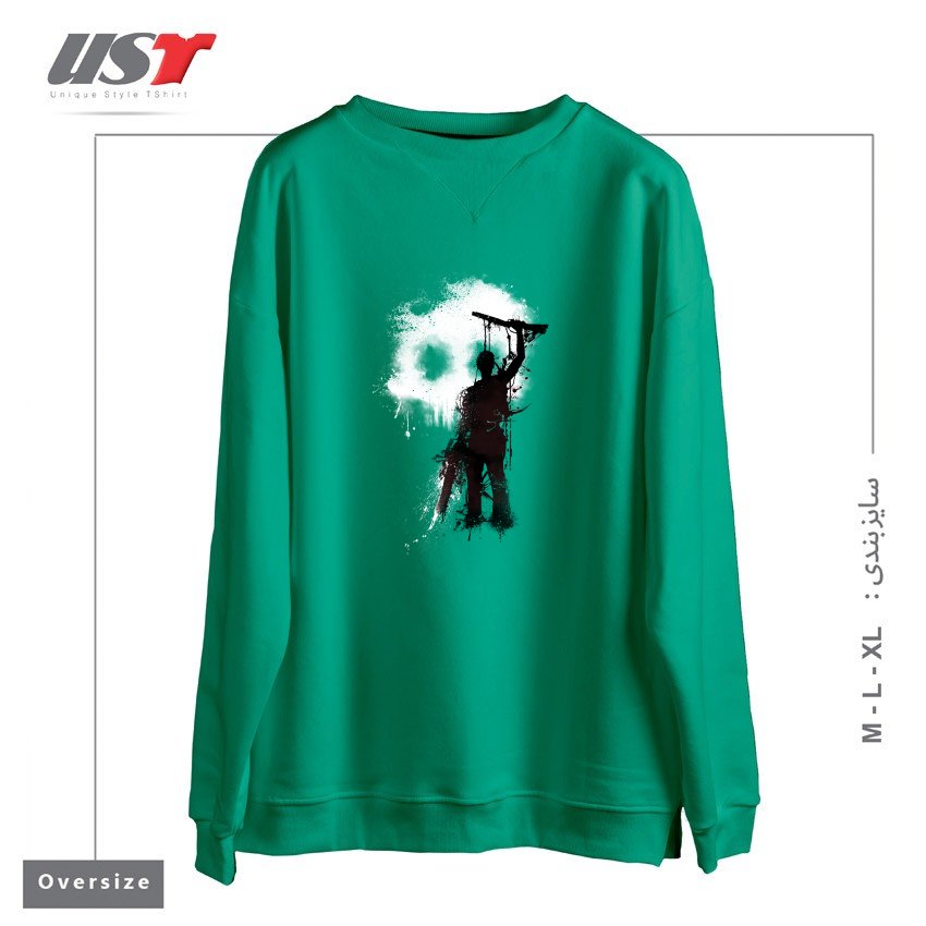 سوییشرت اورسایز طرح MY RUDEBOY ASH