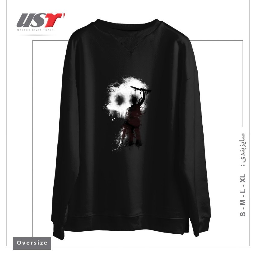 سوییشرت اورسایز طرح MY RUDEBOY ASH