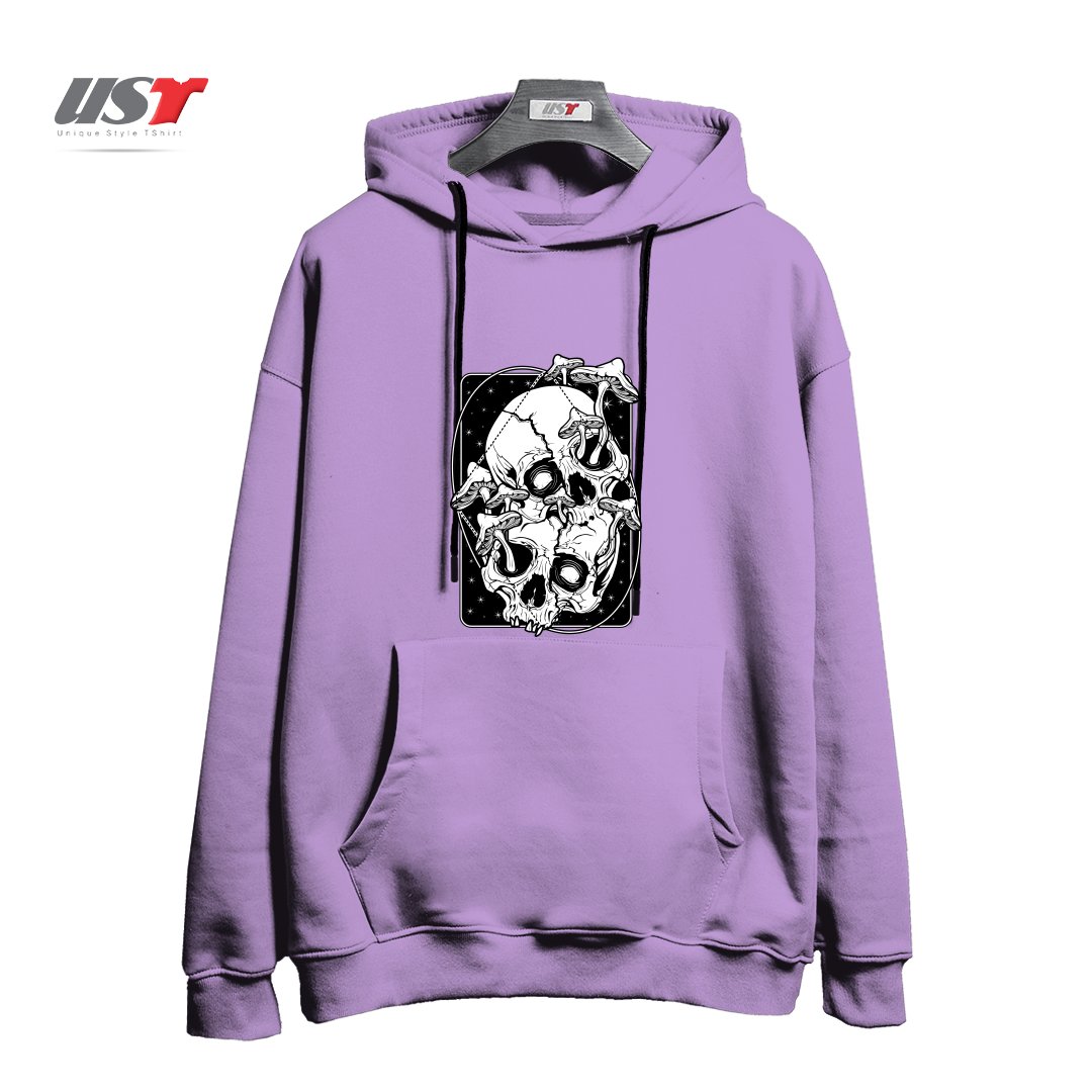 هودی اورسایز طرح OVERGROWN - MUSHROOMS GONE WILD