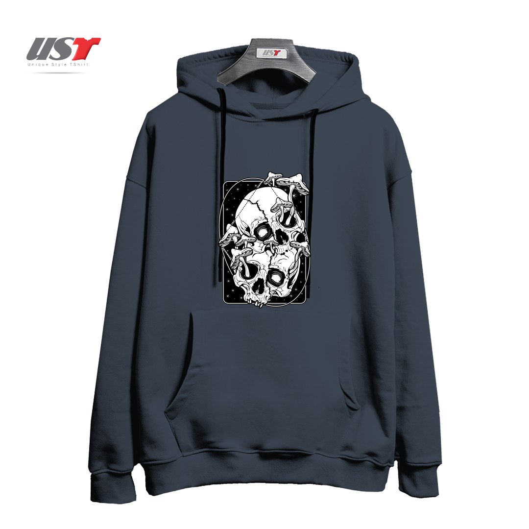 هودی اورسایز طرح OVERGROWN - MUSHROOMS GONE WILD