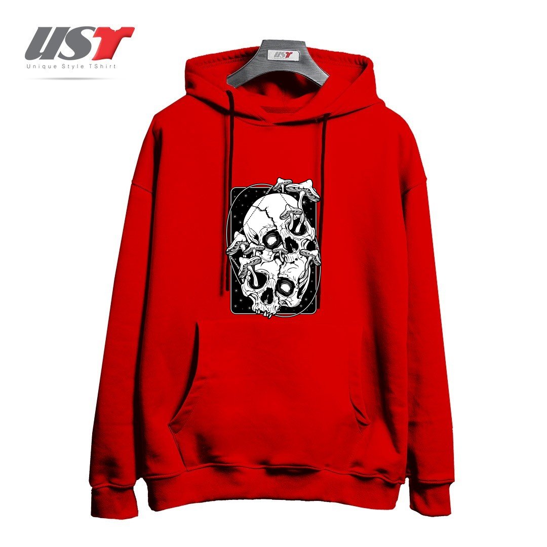 هودی اورسایز طرح OVERGROWN - MUSHROOMS GONE WILD