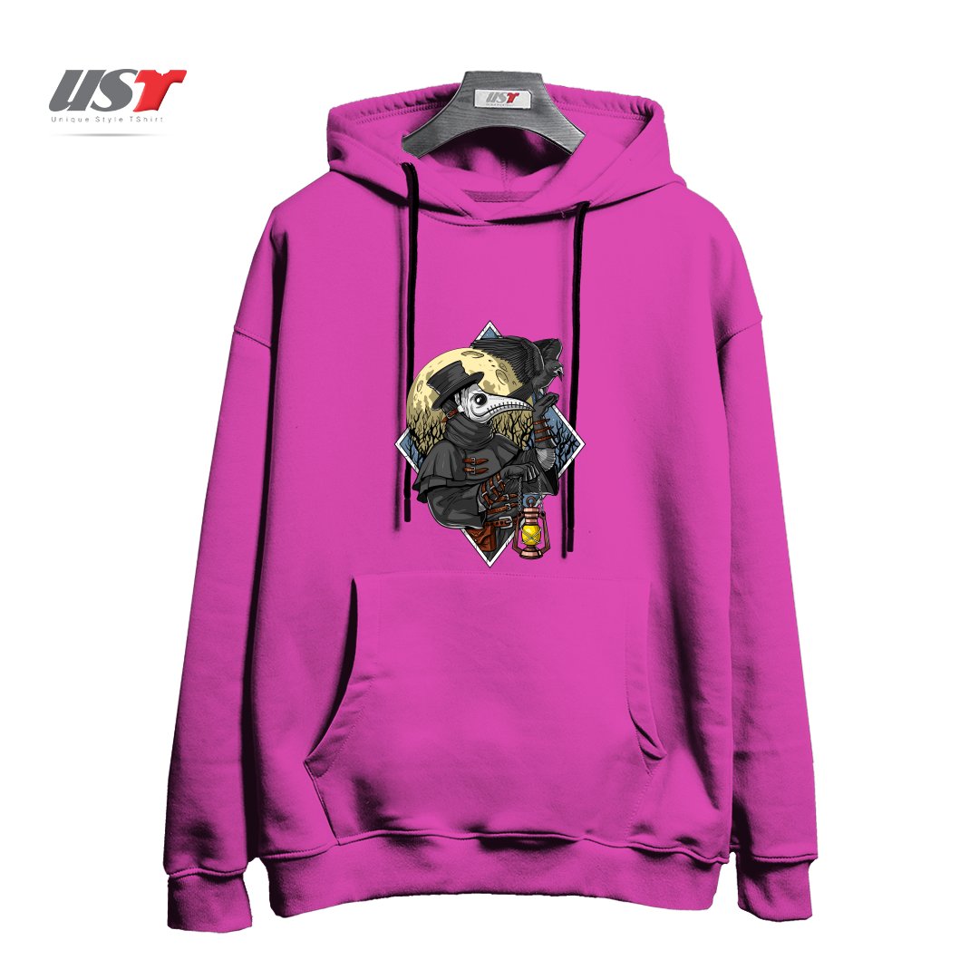 هودی اورسایز طرح PLAGUE DOCTOR