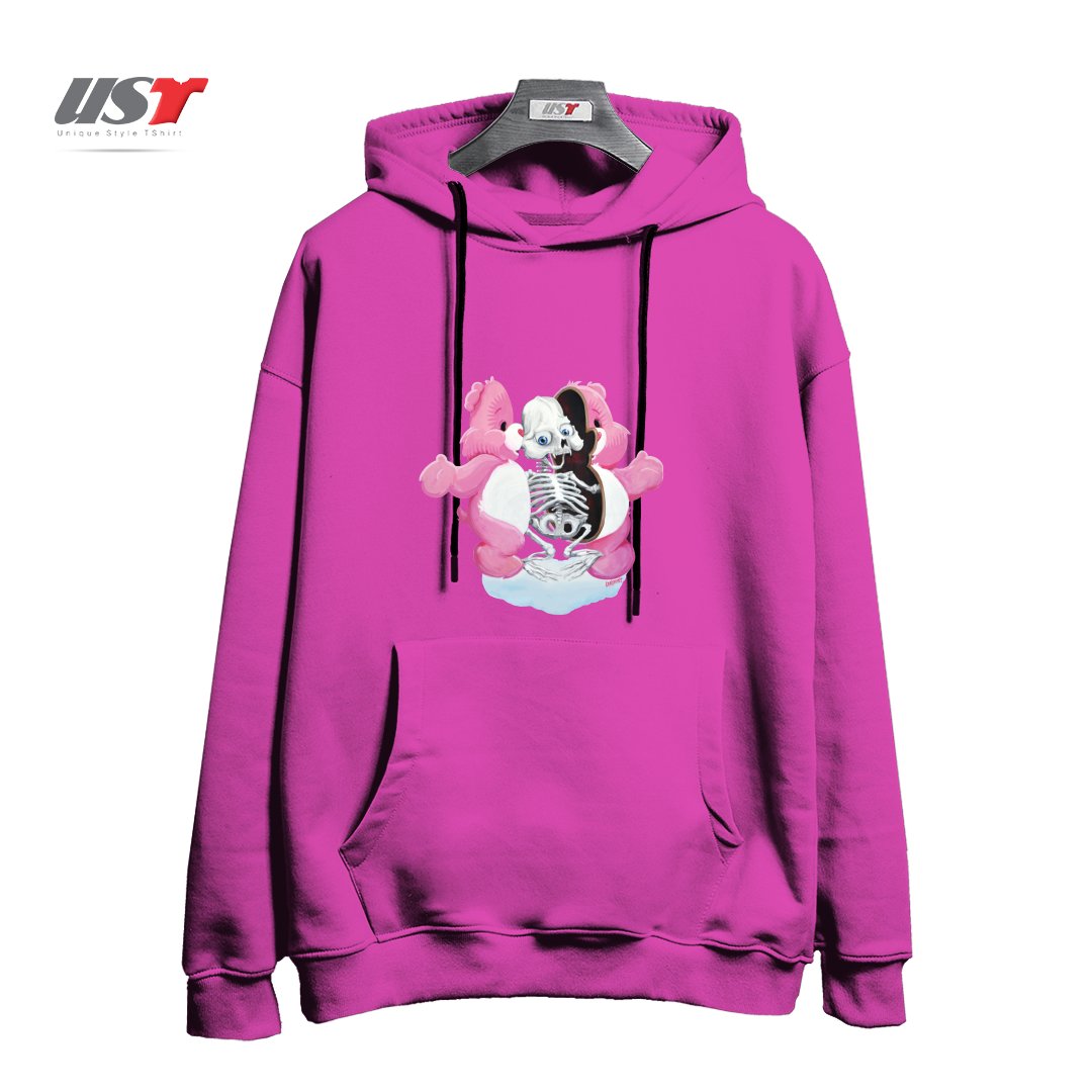 هودی اورسایز طرح PIZZAZILLA X-RAY