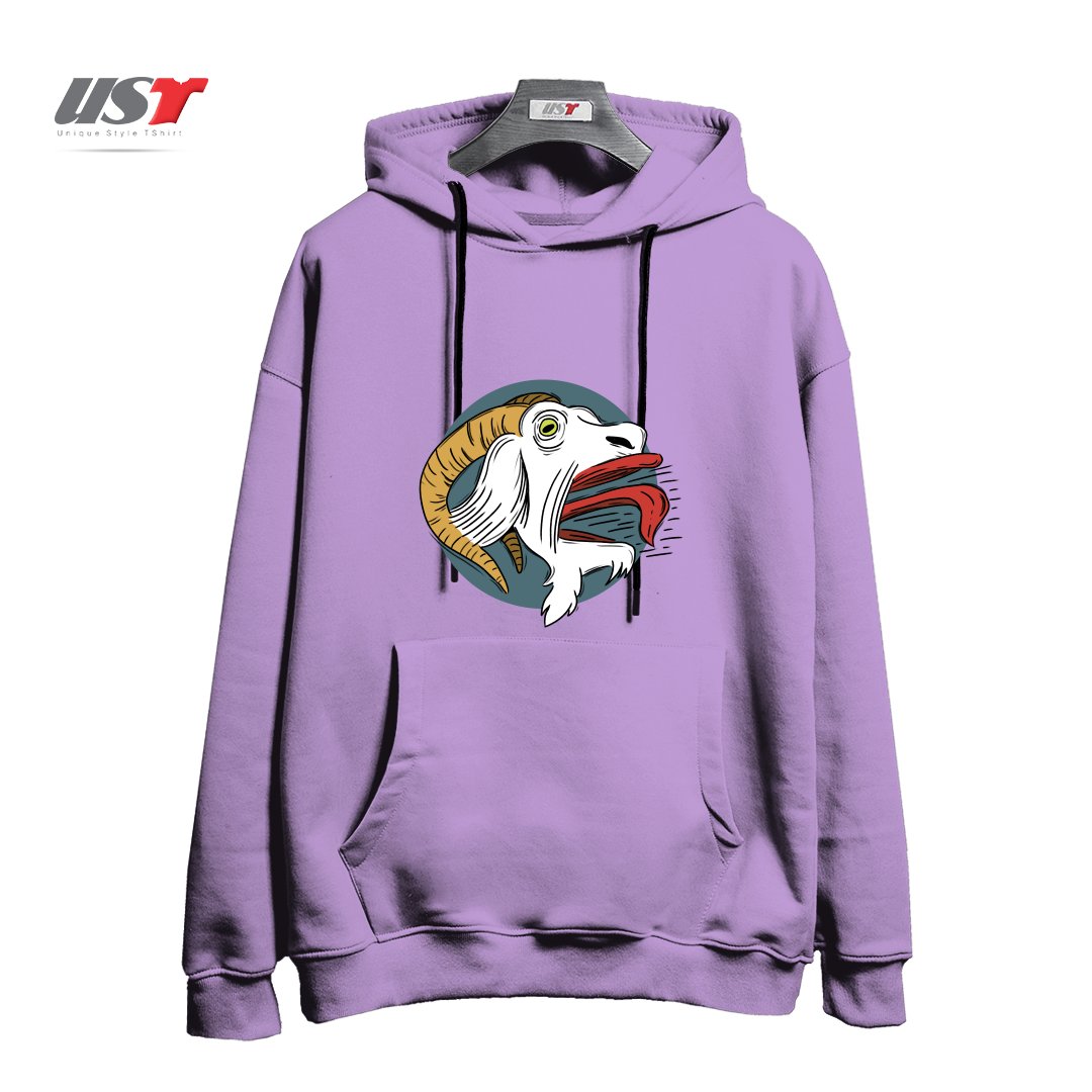 طرح SCREAMING GOAT! هودی اورسایزرنگ یاسی