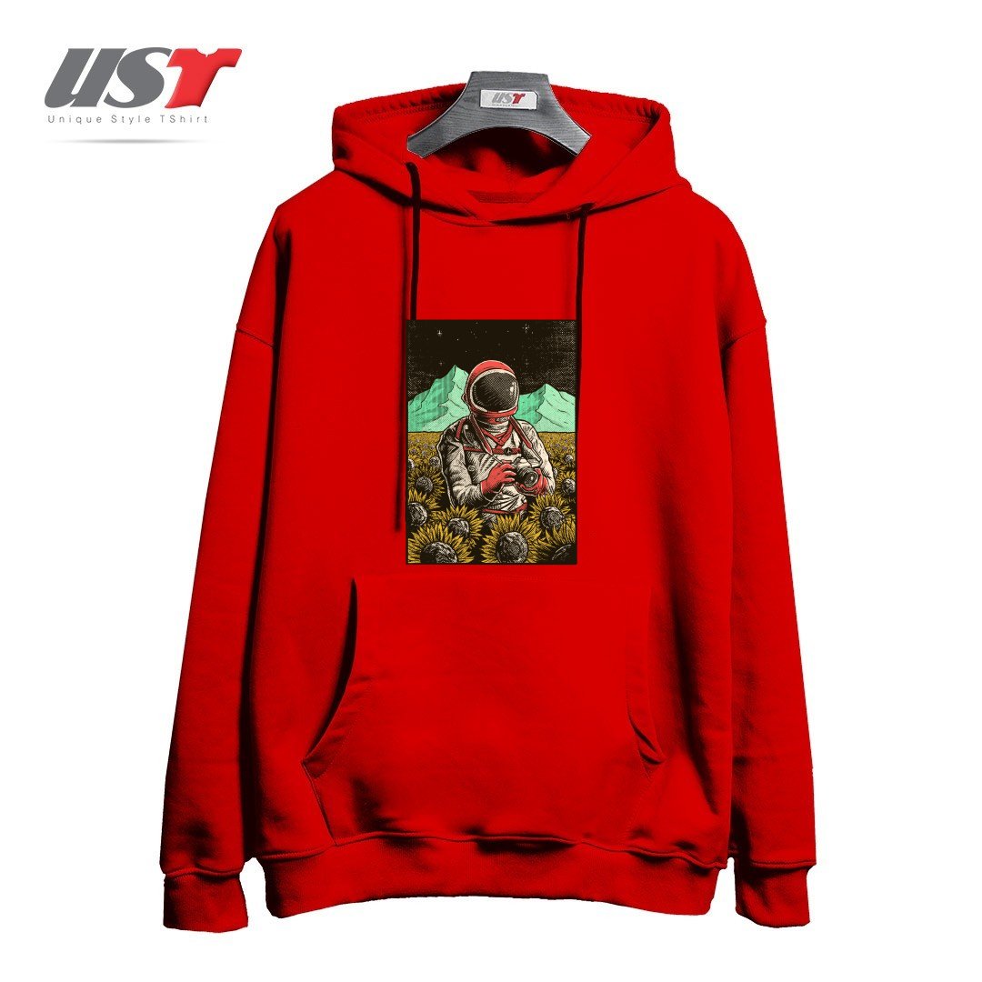 طرح 2323 هودی اورسایزرنگ قرمز