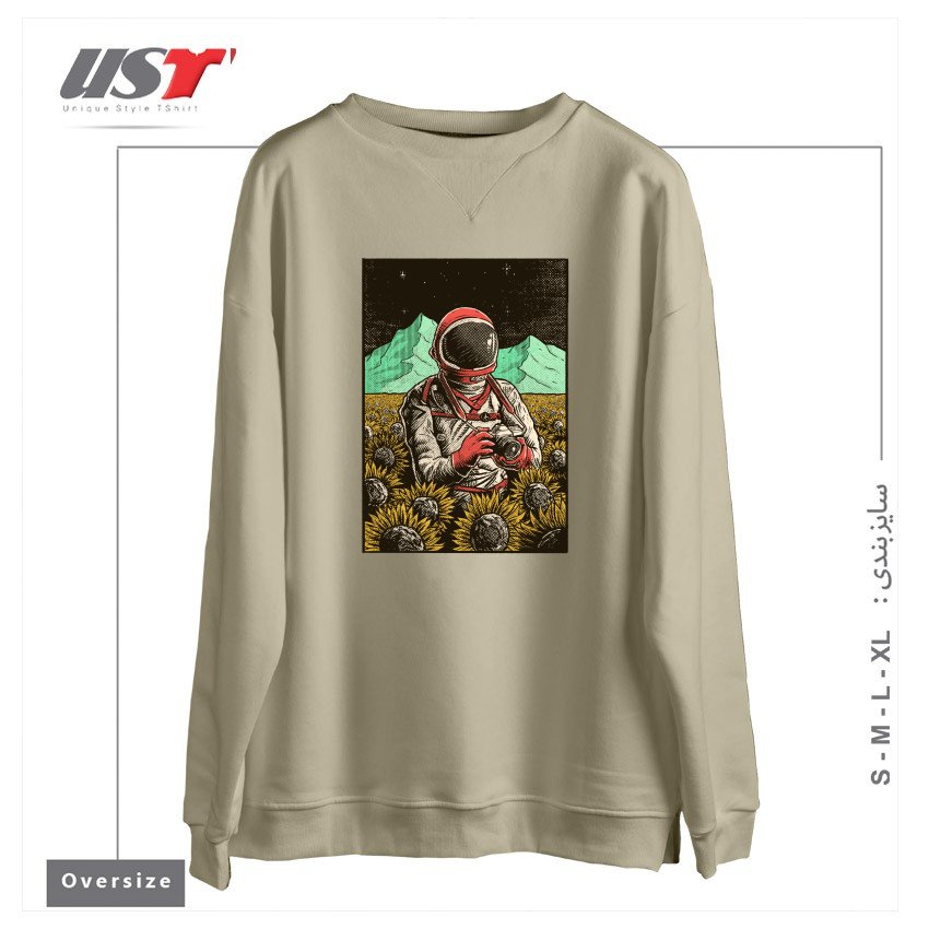 سوییشرت اورسایز طرح 2323