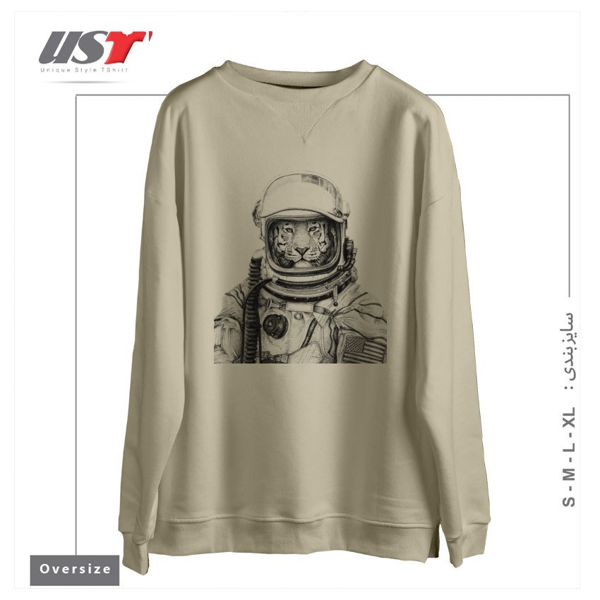 سوییشرت اورسایز طرح APOLLO 18
