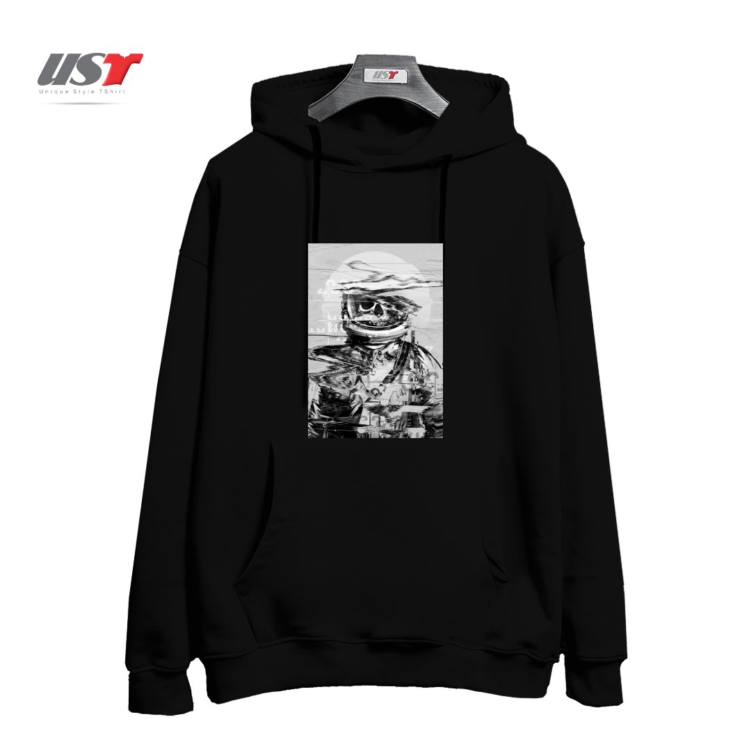 طرح ASTRO SKULL32115 هودی اورسایزرنگ مشکی