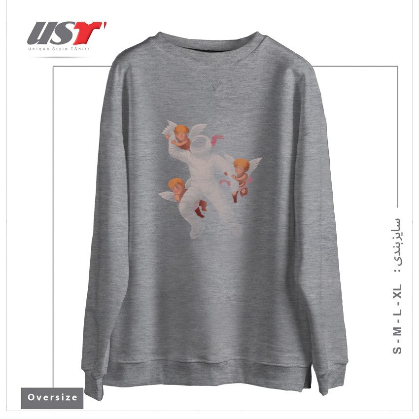 سوییشرت اورسایز طرح CHERUBS ASTRONAUT