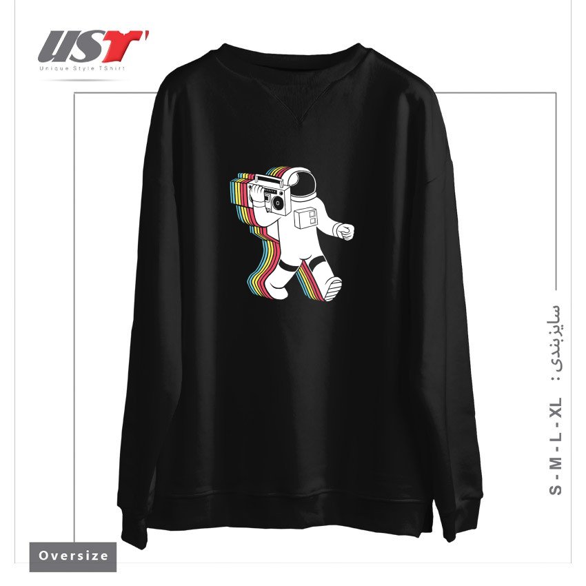 سوییشرت اورسایز طرح FUNKALICIOUS45