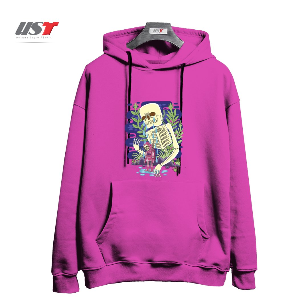 هودی اورسایز طرح HAUNTED