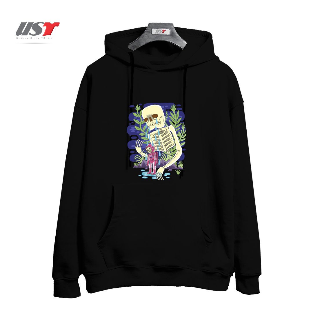 هودی اورسایز طرح HAUNTED