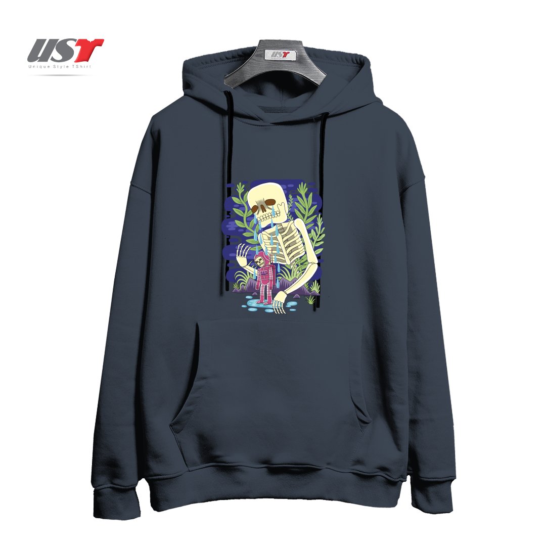 طرح HAUNTED هودی اورسایزرنگ دودی