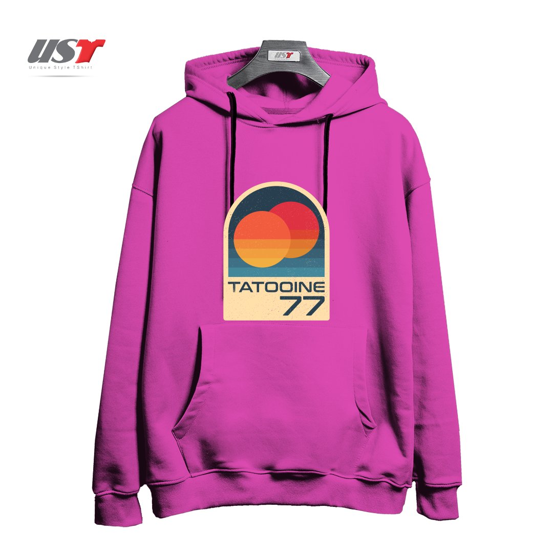 هودی اورسایز طرح ICONIC PLANET WITH DOUBLE SUN